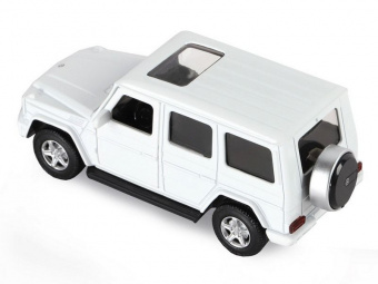 Машина ''АВТОПАНОРАМА'' Mercedes-Benz G350d, белый, 1/42, инерция, в/к 17,5*12,5*6,5 см