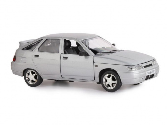 Машина ''АВТОПАНОРАМА'' ВАЗ 2112, 1/22, серебряный, инерция, в/к 24,5x12,5x10,5 см