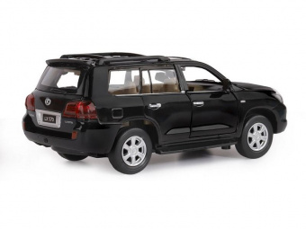 Машина ''АВТОПАНОРАМА'' Lexus LX570, черный, 1/32, свет, звук, инерция, в/к 17,5*13,5*9 см