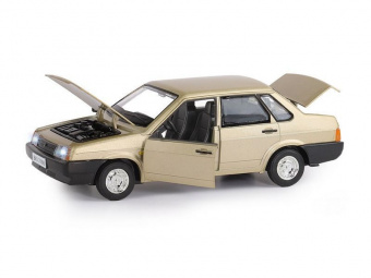 Машина ''АВТОПАНОРАМА'' ВАЗ 21099, золотой, 1/22, инерция, 24,5*12,5*10,5 см